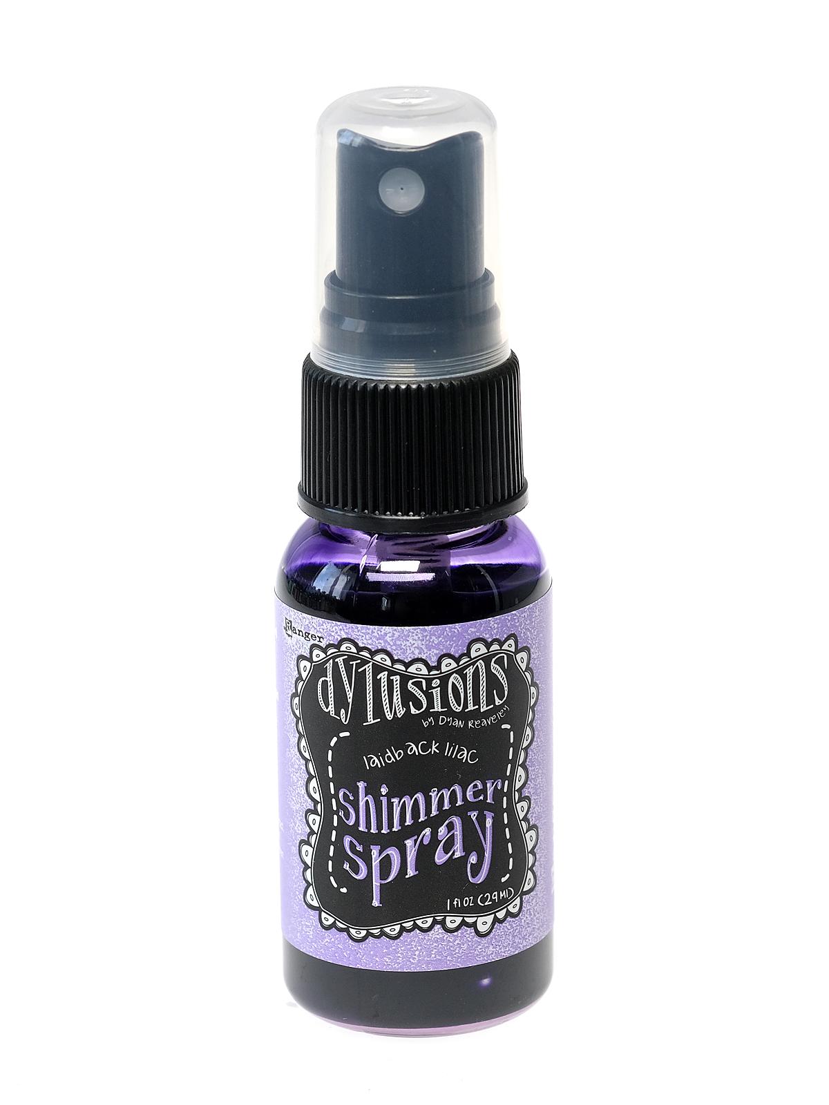 Dylusions Shimmer Sprays laidback lilac 1 oz. bottle