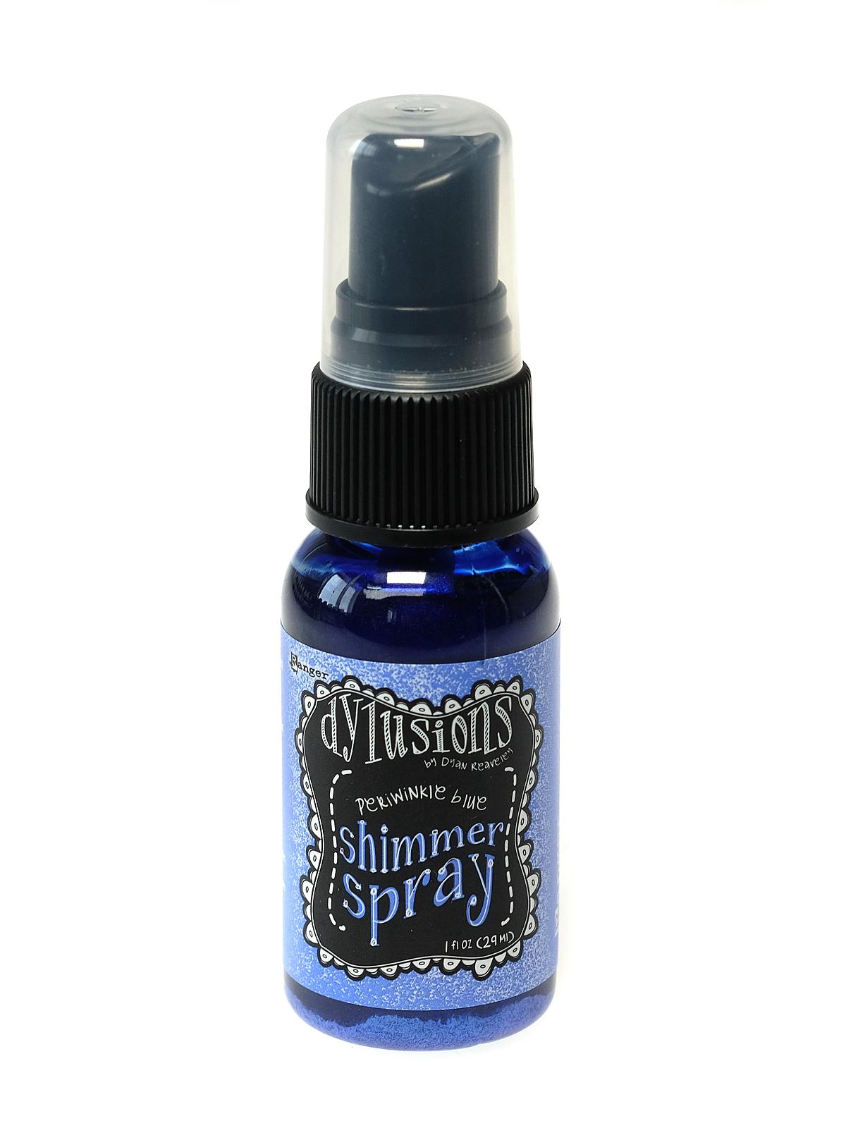 Dylusions Shimmer Sprays periwinkle blue 1 oz. bottle