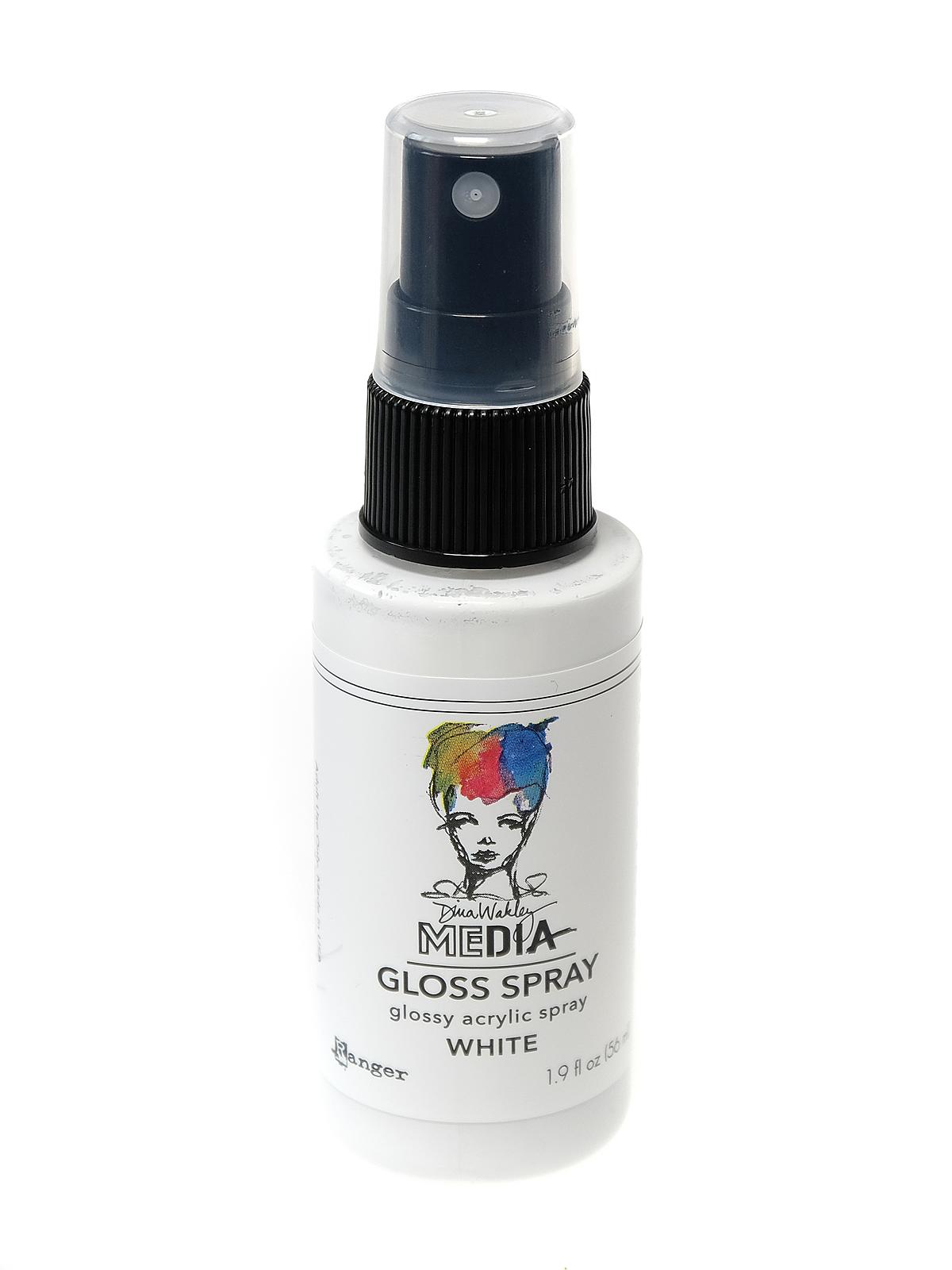 Dina Wakley Media Gloss Spray 1.9 fl. oz. bottle white