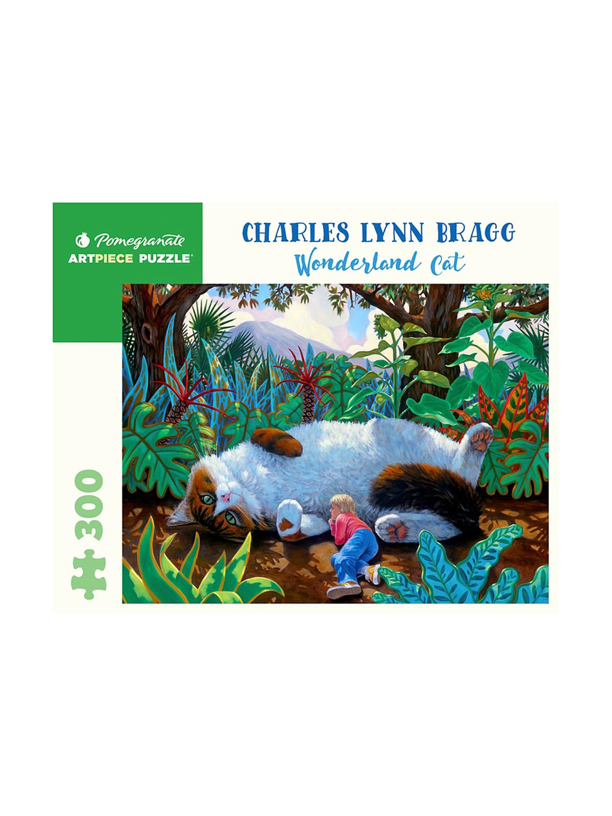 Kids 300-Piece Jigsaw Puzzles Charles Lynn Bragg: Wonderland Cat