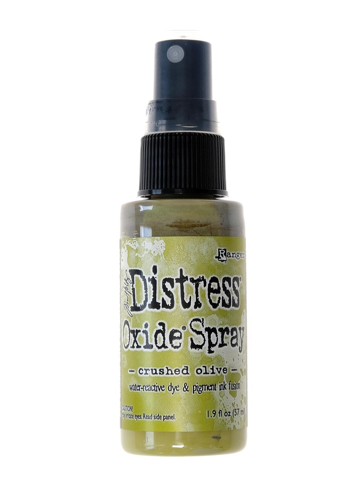 Tim Holtz Distress Oxide Sprays crushed olive 2 oz. bottle