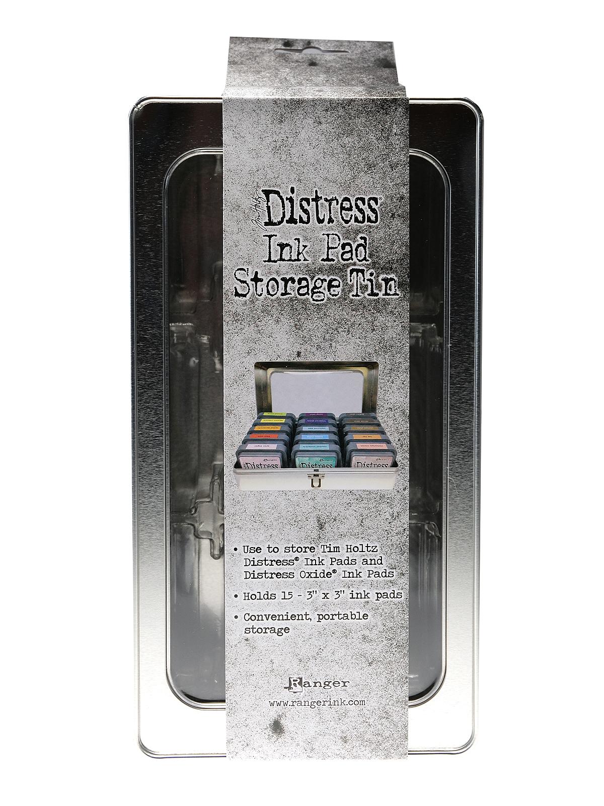 Tim Holtz Distress Ink Pad Storage Tin Each