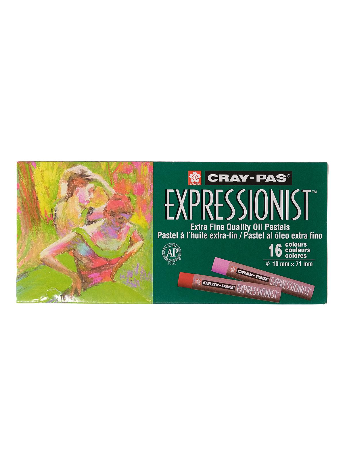 Cray-Pas Expressionist Oil Pastels assortment set of 16