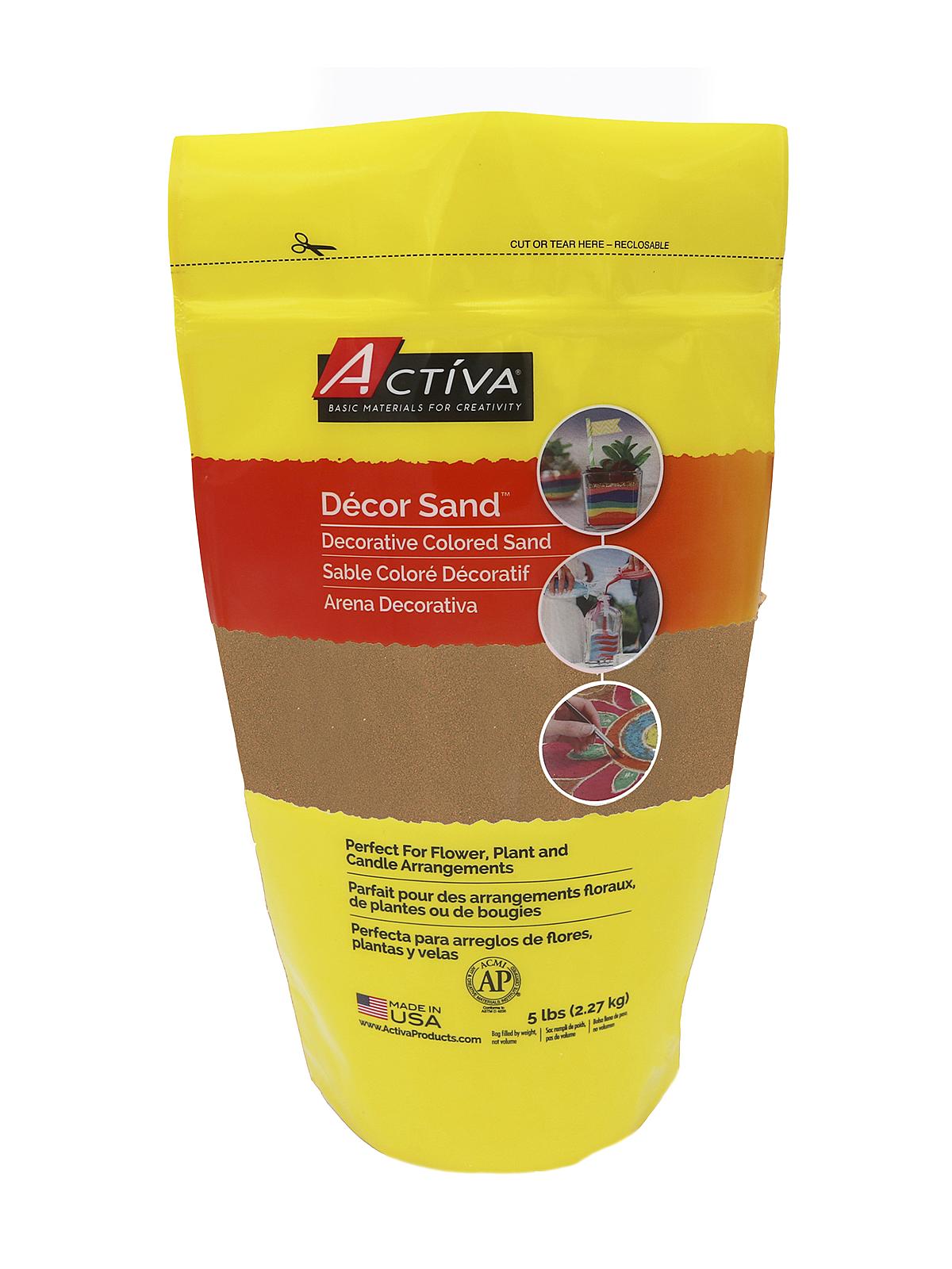 Scenic Sand cocoa brown 5 lb. bag