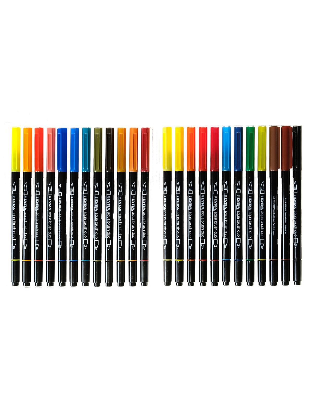 Aqua Brush Duo Marker Sets set of 24