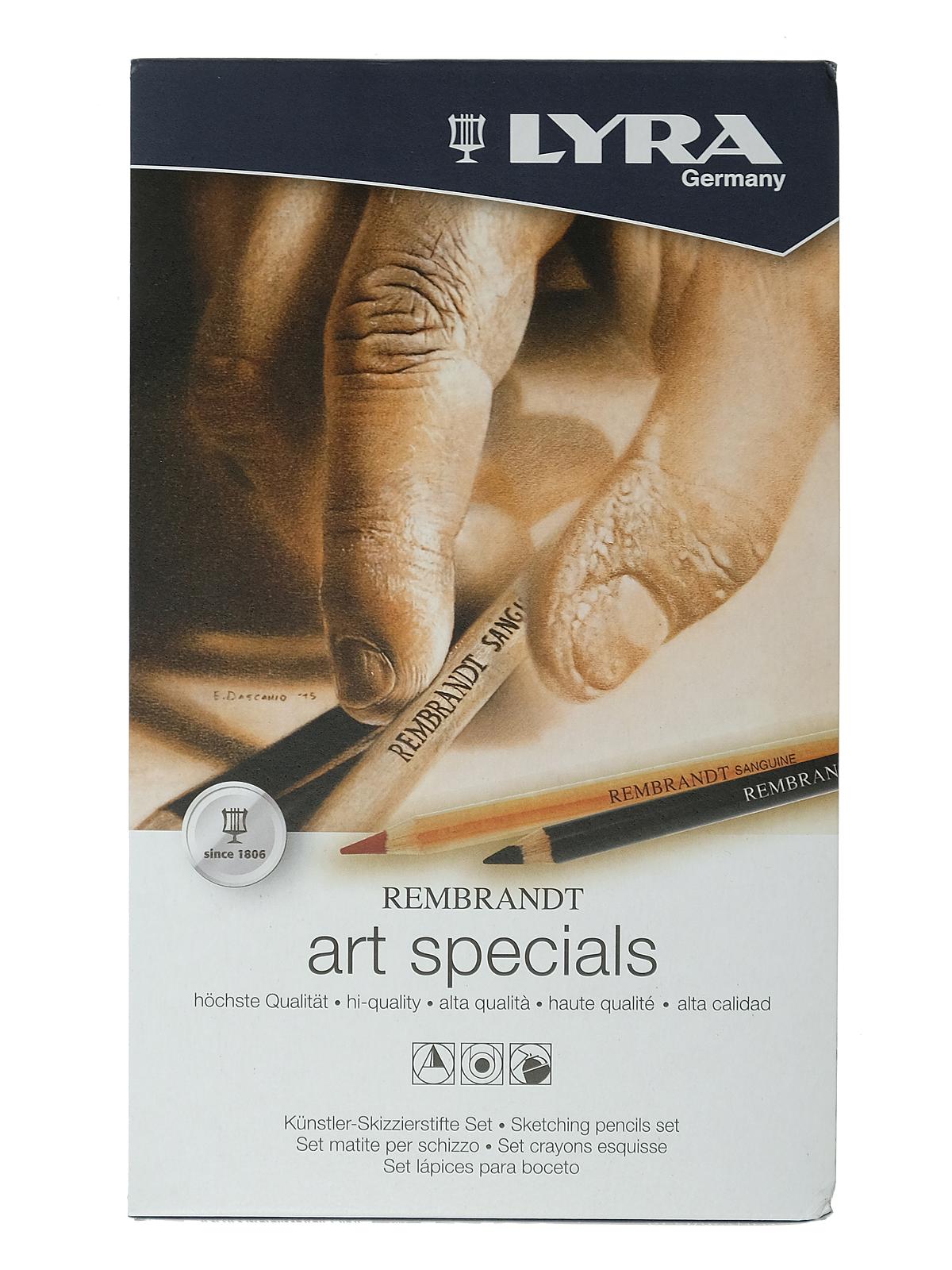Rembrandt Fine Art Graphite & Sketching Sets monochrome set of 12
