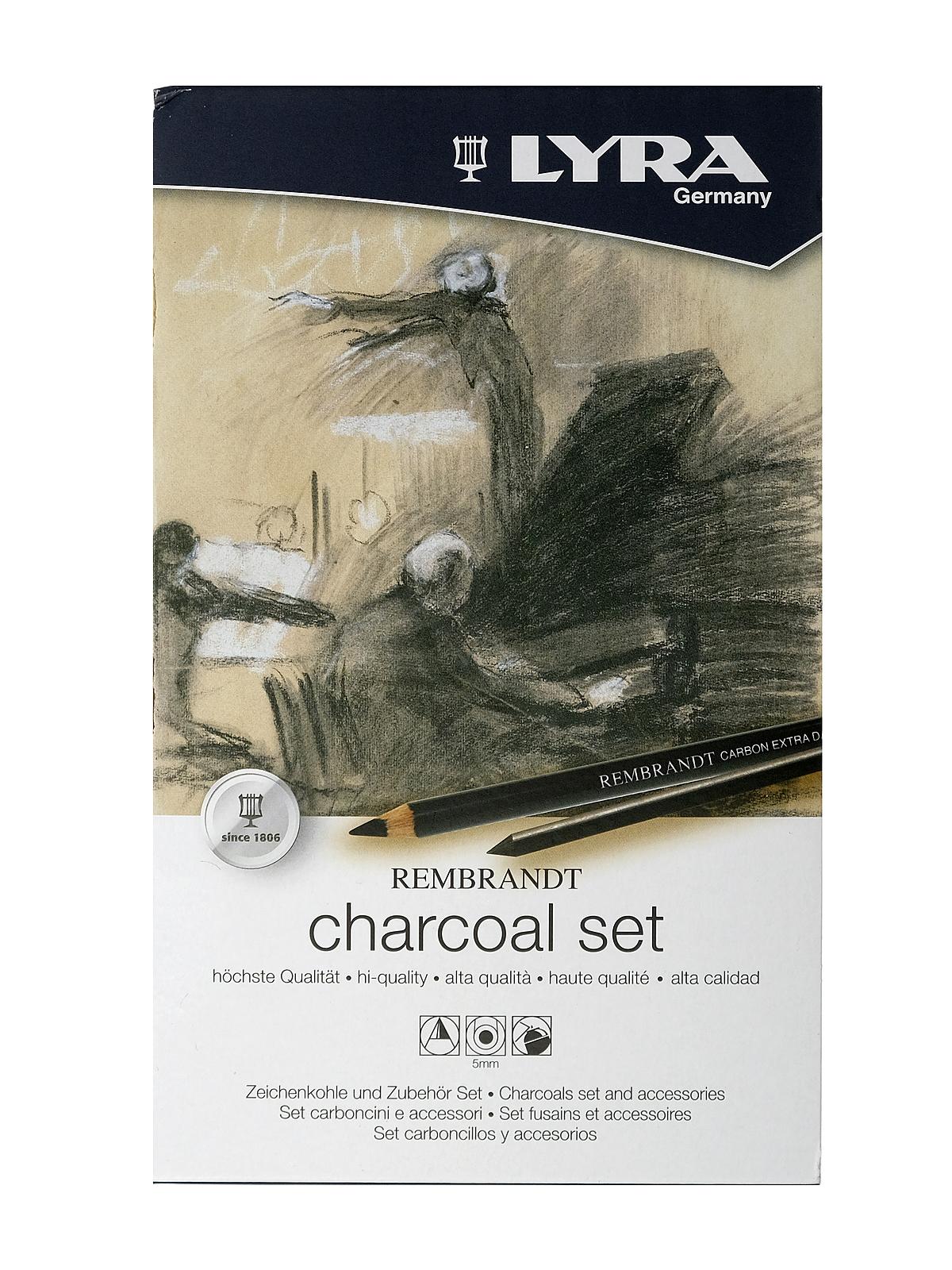Rembrandt Fine Art Graphite & Sketching Sets charcoal set set of 11