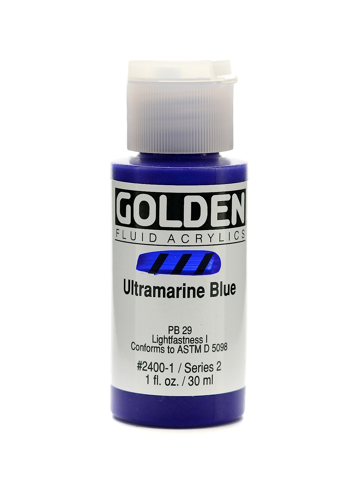 Fluid Acrylics ultramarine blue 1 oz.