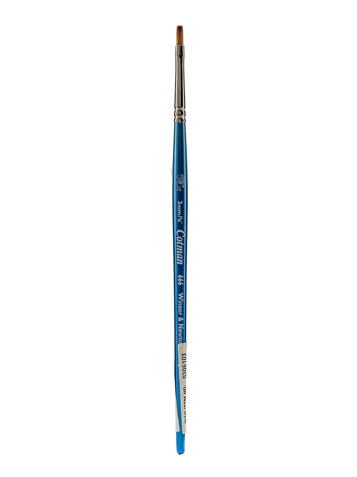 Cotman Water Colour Brushes 1 8 in. one stroke flat 666