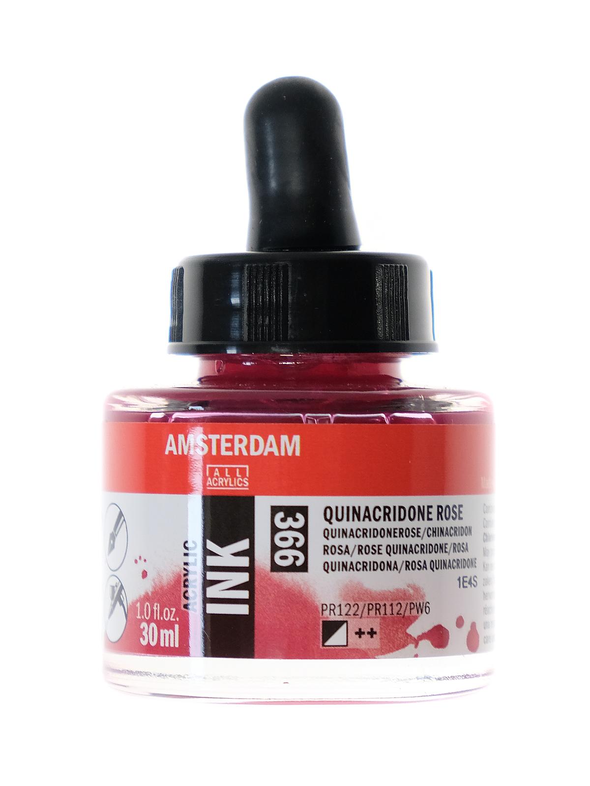 Acrylic Ink quinacridone rose 30 ml