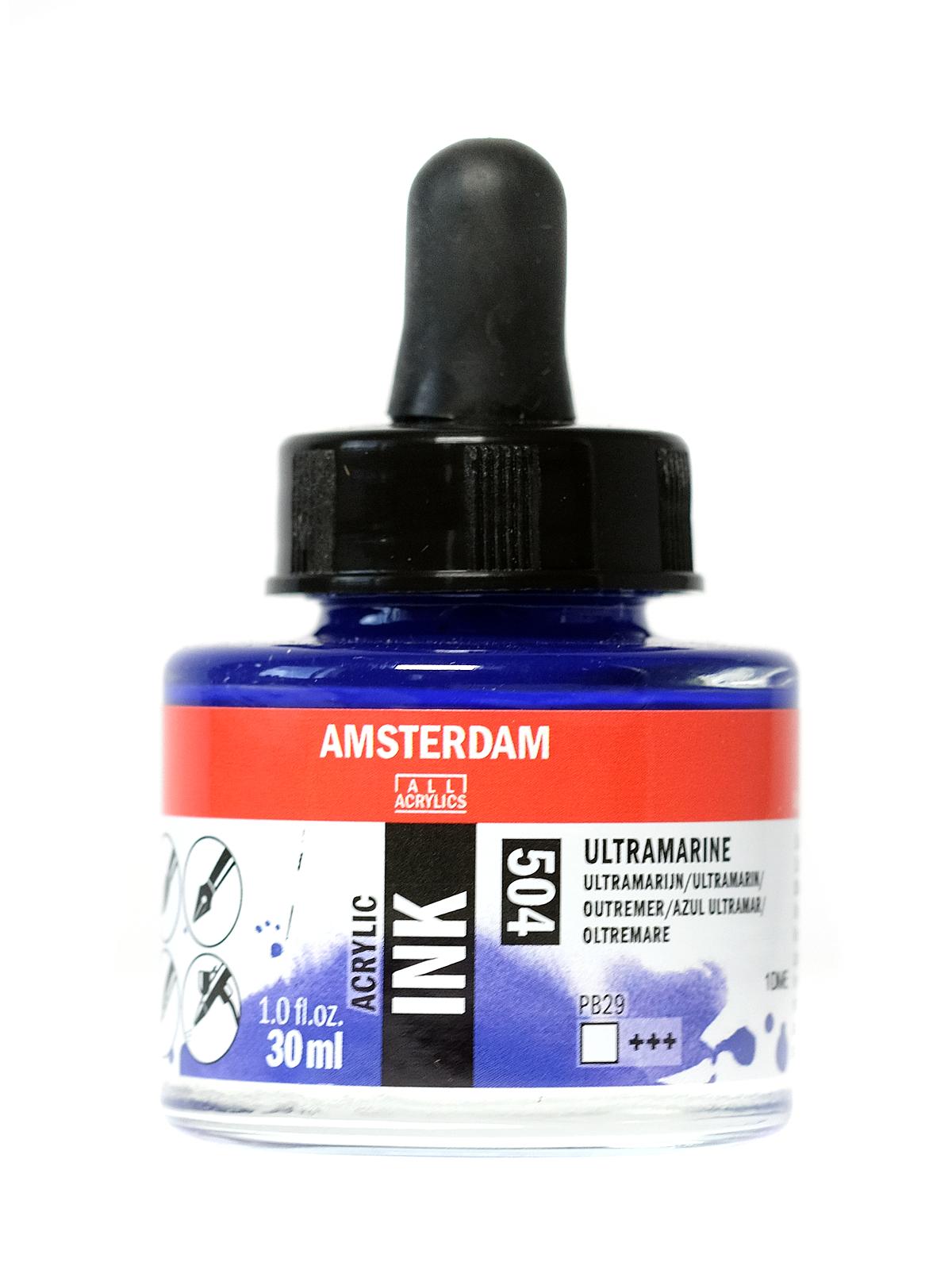 Acrylic Ink ultramarine 30 ml