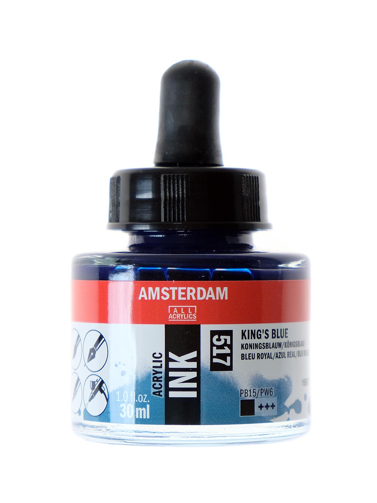 Acrylic Ink king's blue 30 ml