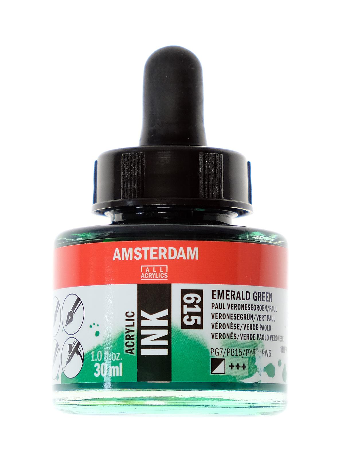 Acrylic Ink emerald green 30 ml