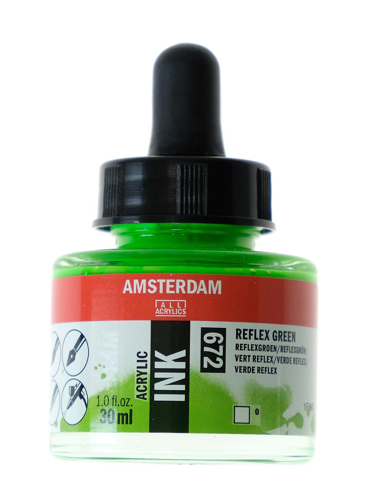 Acrylic Ink reflex green 30 ml