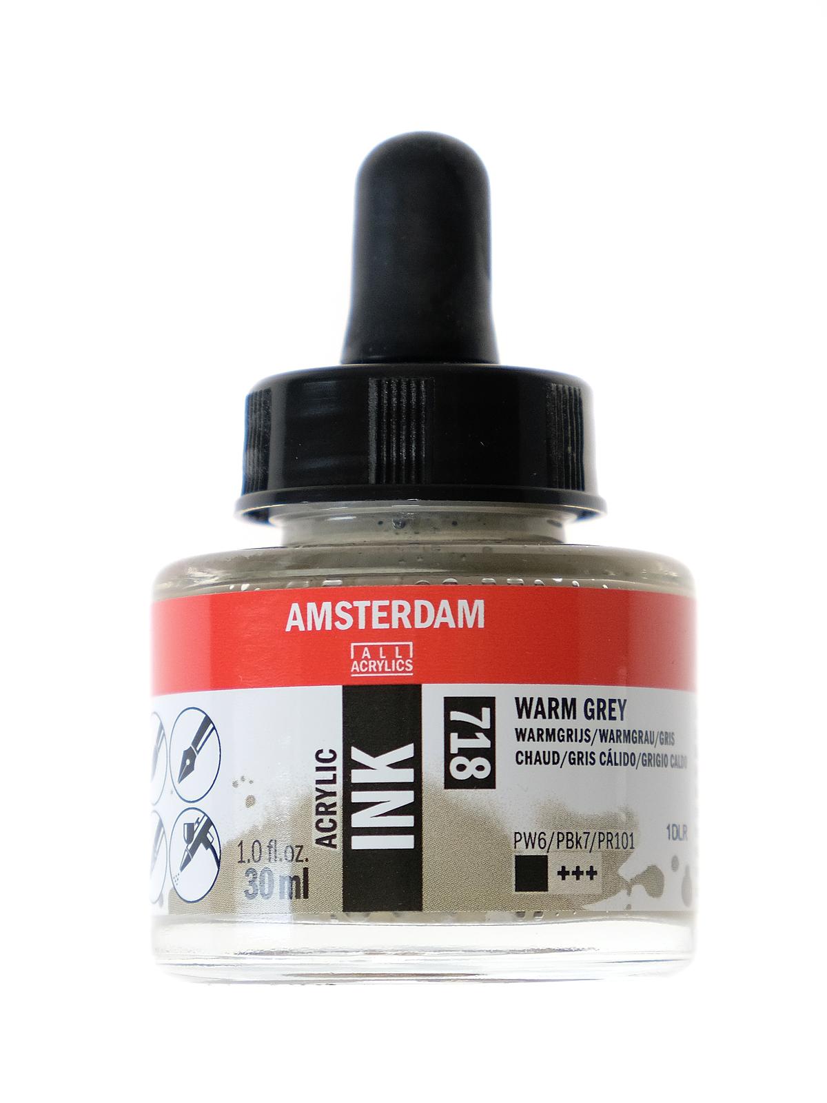 Acrylic Ink warm grey 30 ml