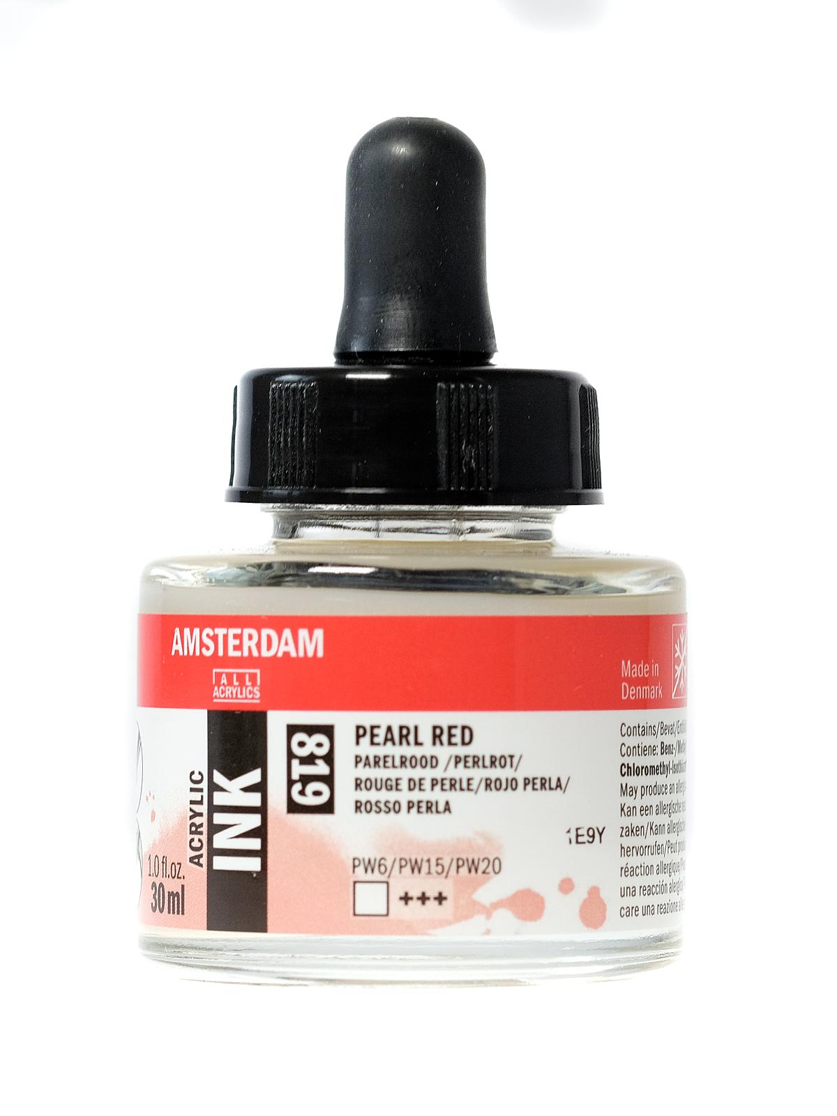 Acrylic Ink pearl red 30 ml
