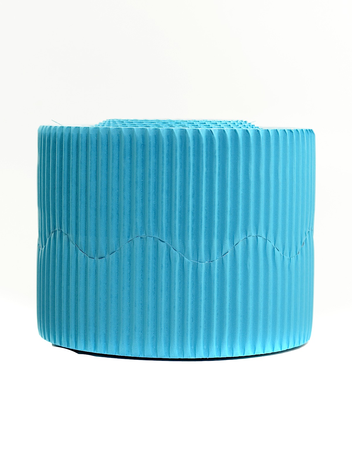 Bordette Corrugated Roll Azure Blue