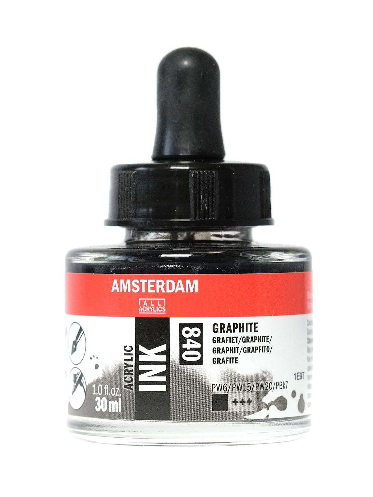 Acrylic Ink graphite 30 ml