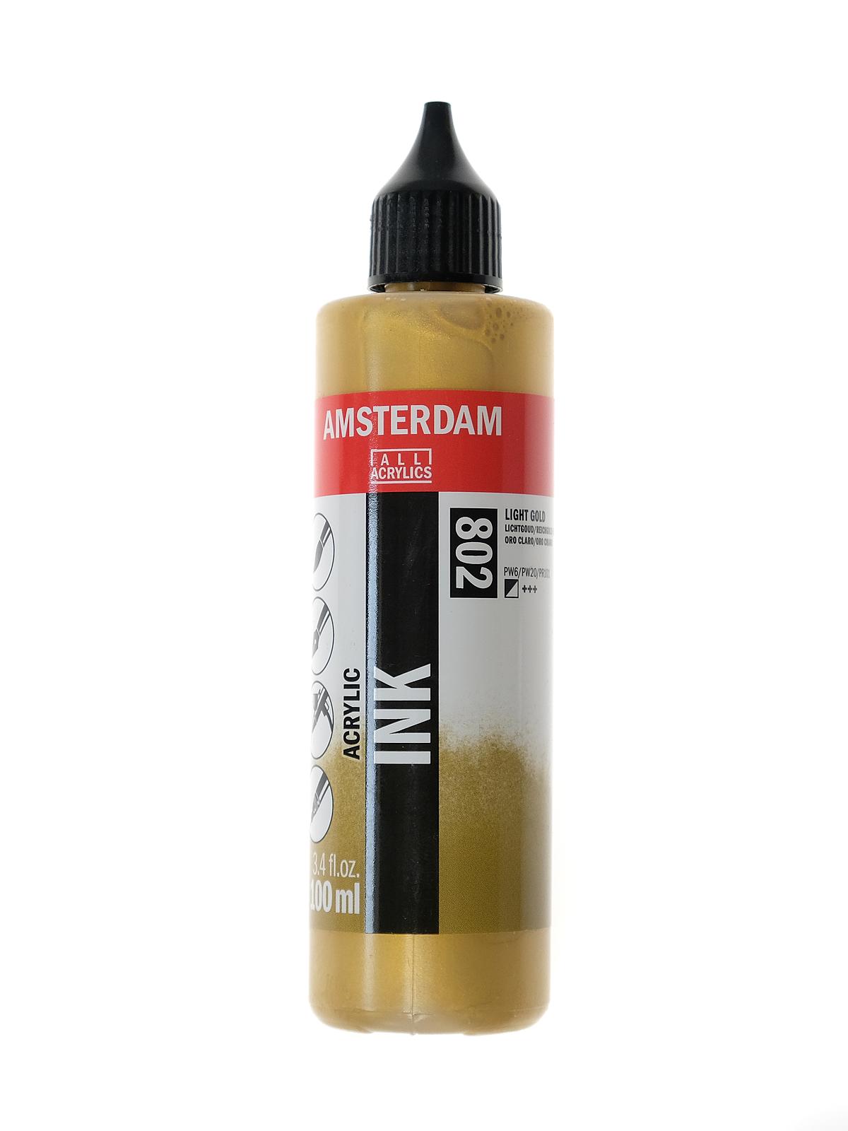 Acrylic Ink light gold 100 ml