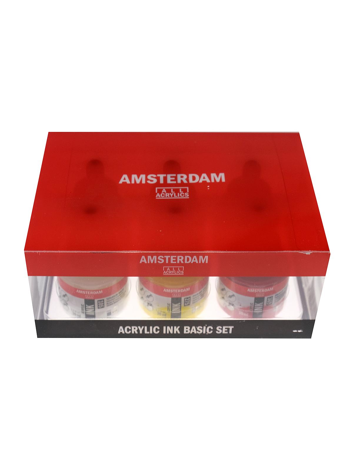 Acrylic Ink Sets combination set set of 6 30 ml