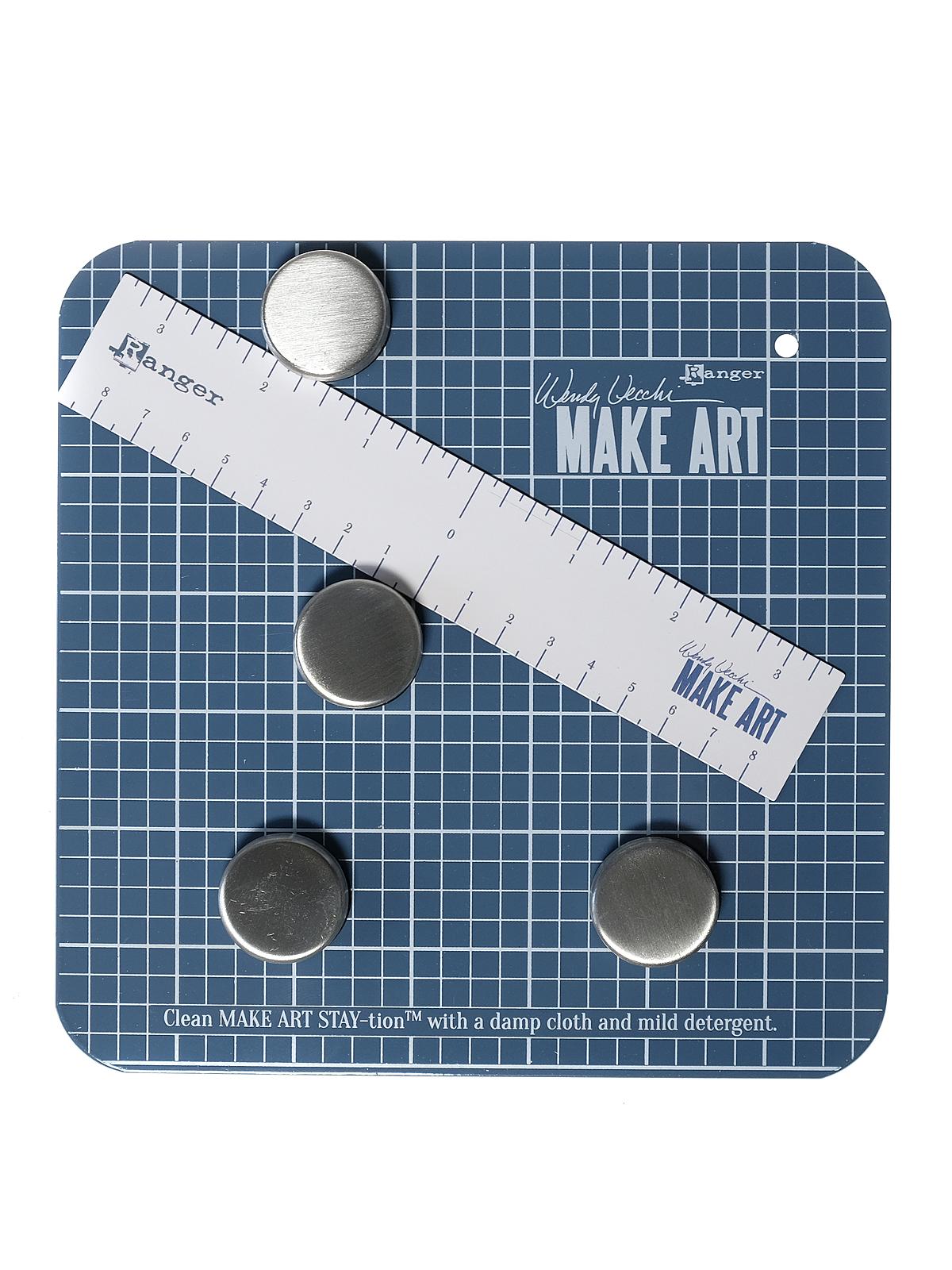 Wendy Vecchi MAKE ART Stay-tion 7 in. x 7 in. each