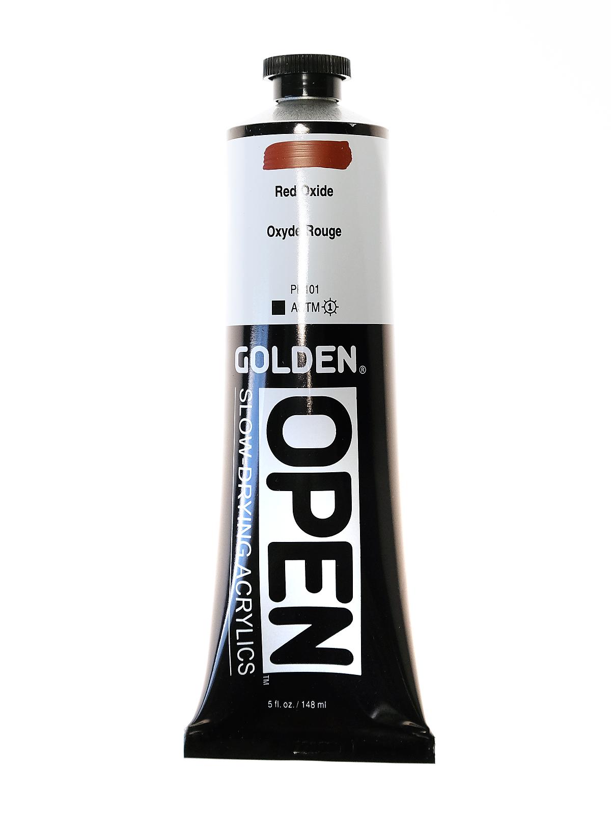 OPEN Acrylic Colors red oxide 5 oz. tube
