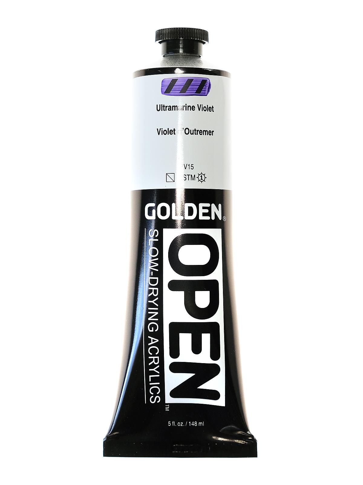 OPEN Acrylic Colors ultramarine violet 5 oz. tube
