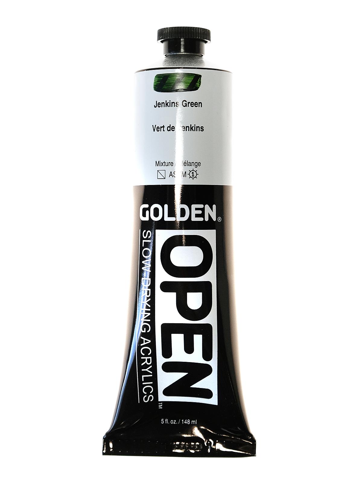 OPEN Acrylic Colors Jenkins green 5 oz. tube