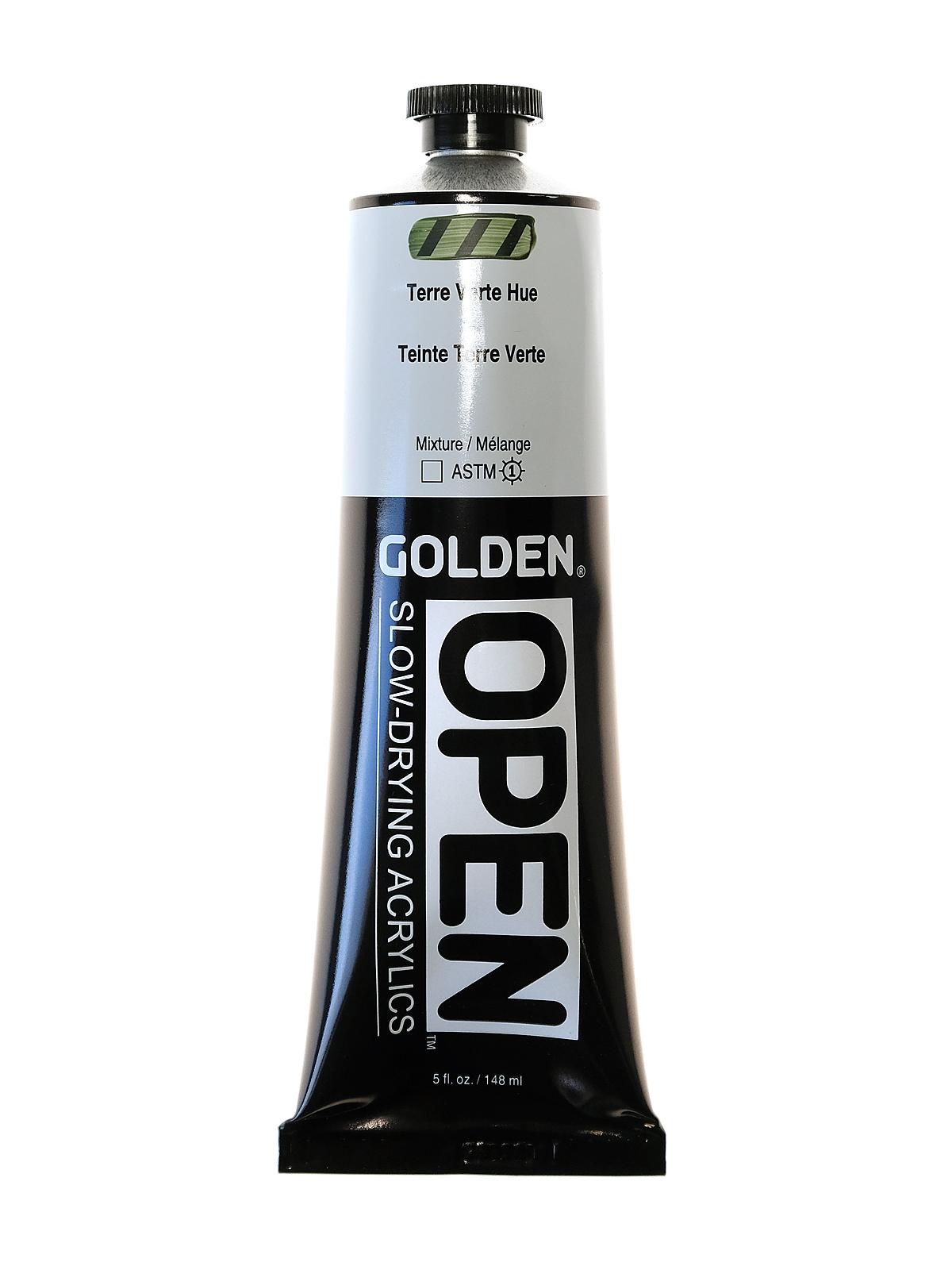 OPEN Acrylic Colors terre verte hue 5 oz. tube
