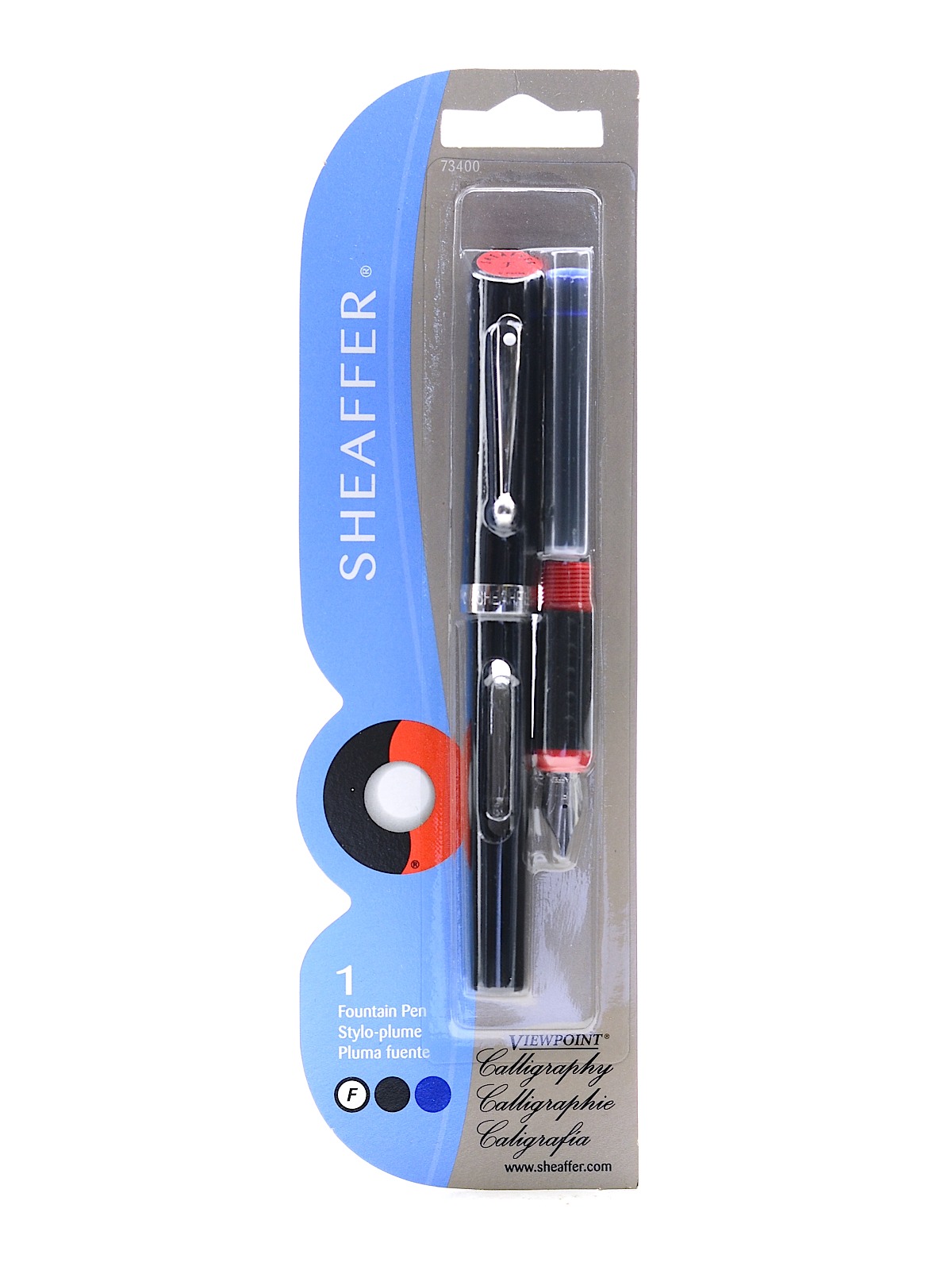 Viewpoint Calligraphy Fountain Pen Fine Black And Blue Ink