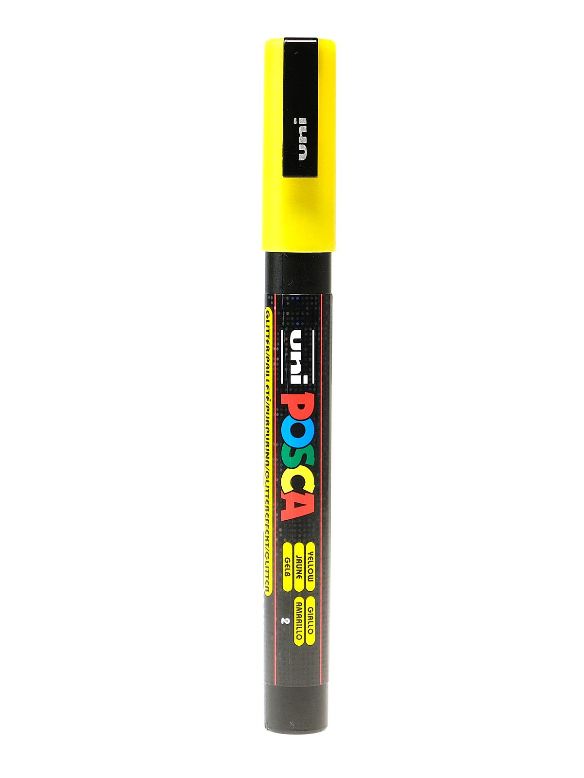 Paint Markers PC-3M fine glitter yellow