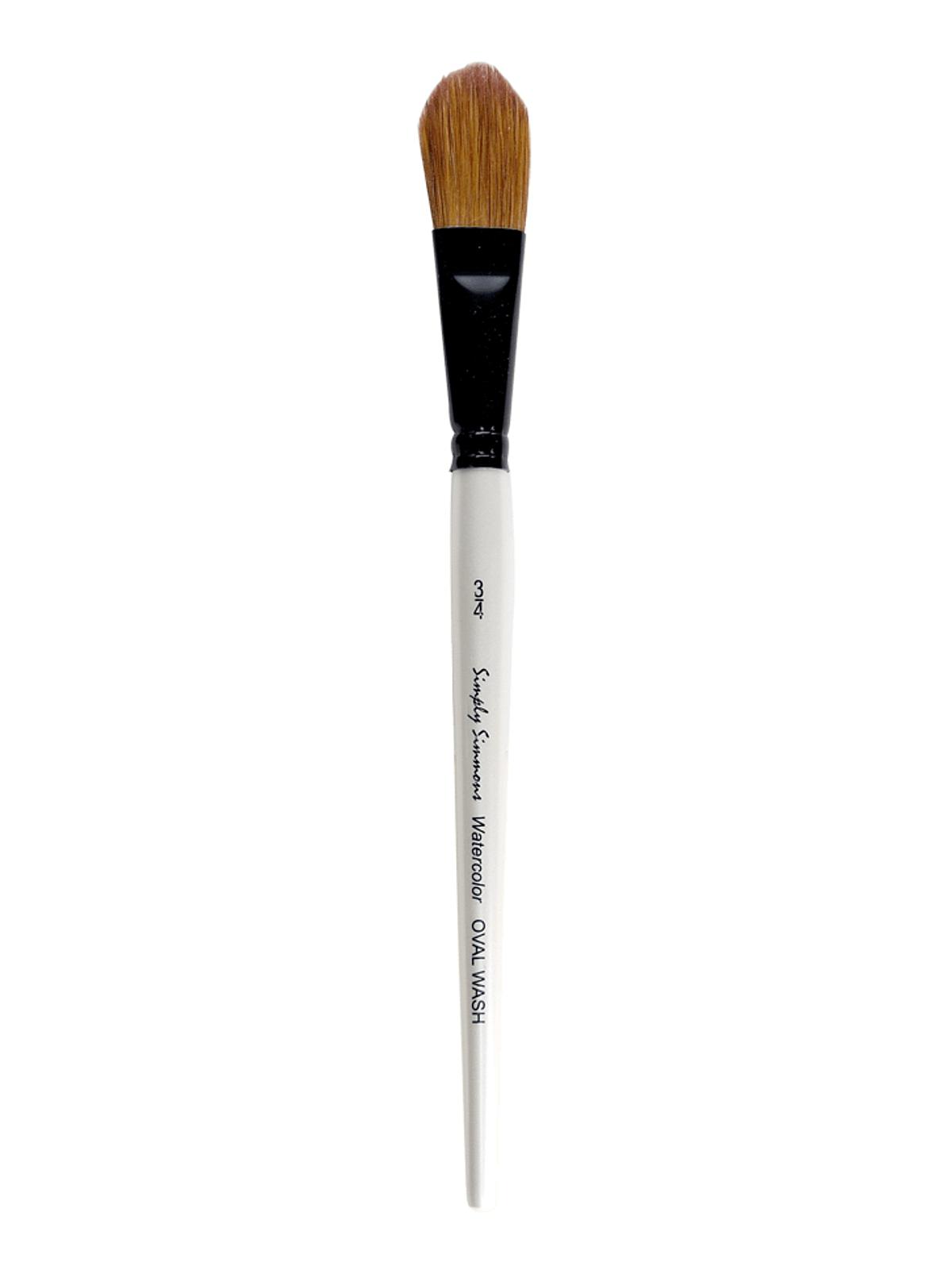 Simply Simmons Short Handle Brushes oval wash 3 4 in.