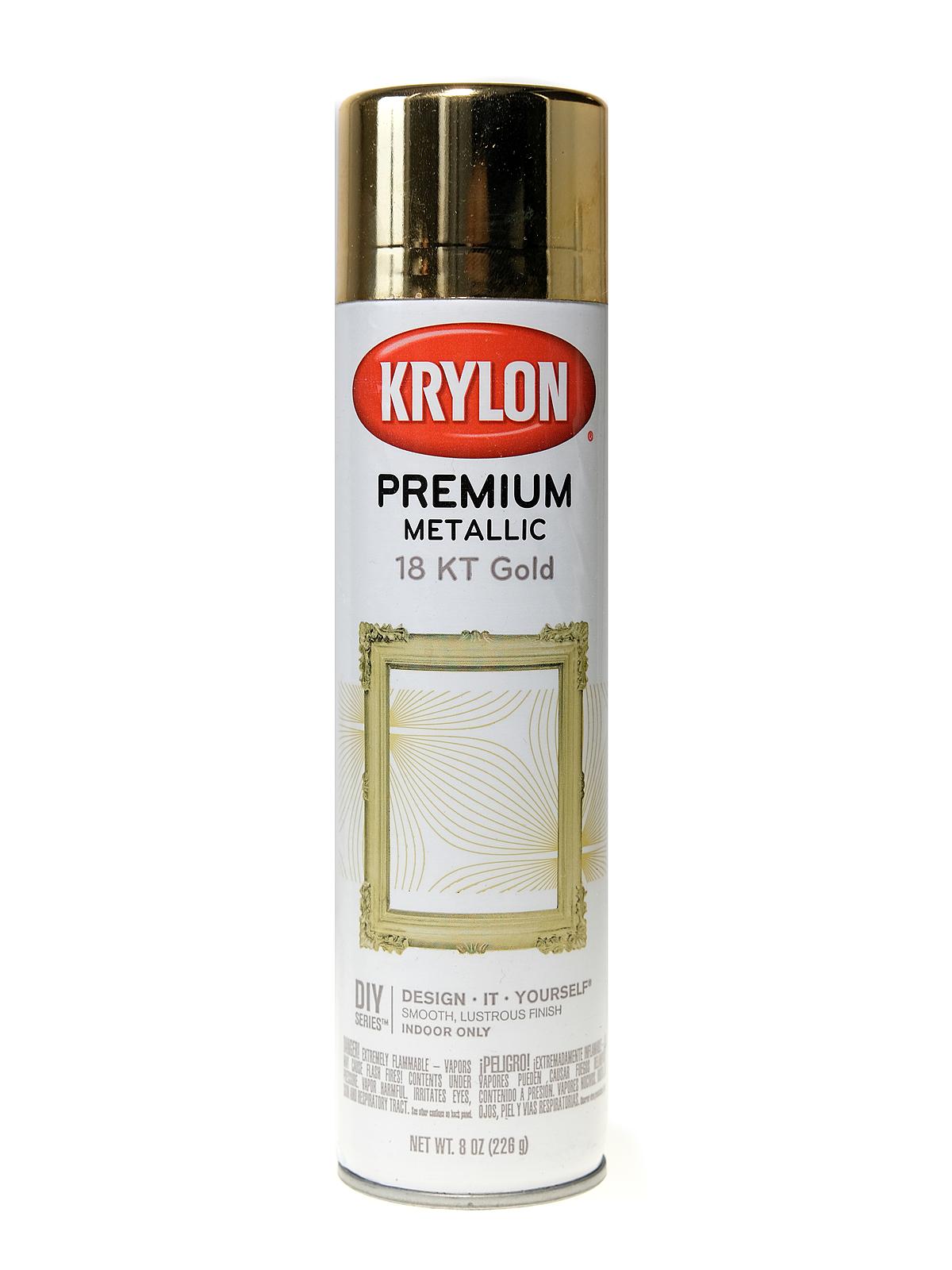 Premium Metallic Spray Paint 18 Kt Gold Plate