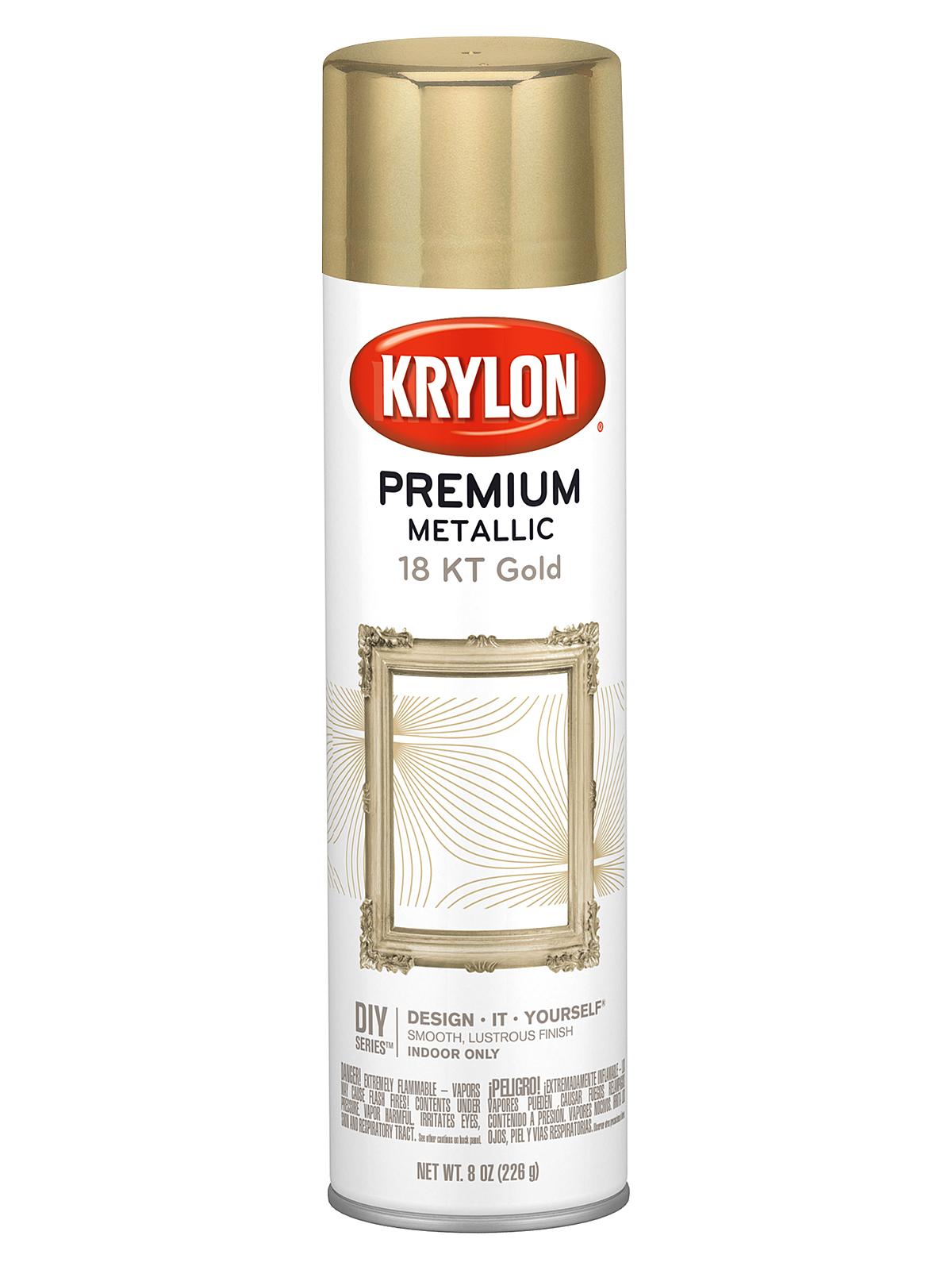 Premium Metallic Spray Paint 18 Kt Gold Plate