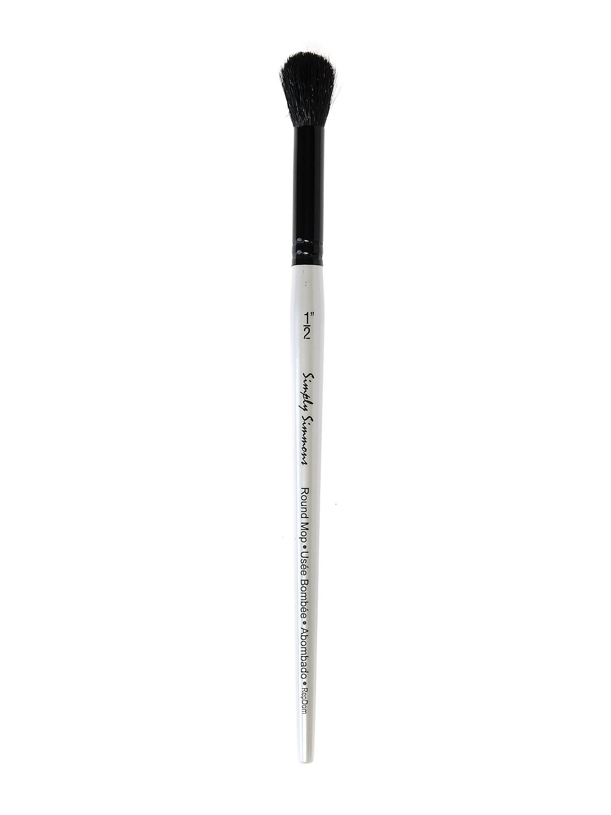 Simply Simmons Short Handle Brushes round mop 1 2 in.