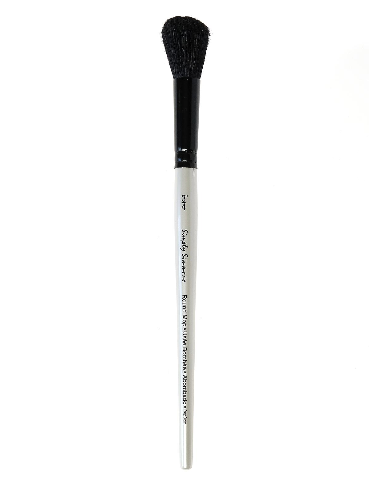 Simply Simmons Short Handle Brushes round mop 3 4 in.