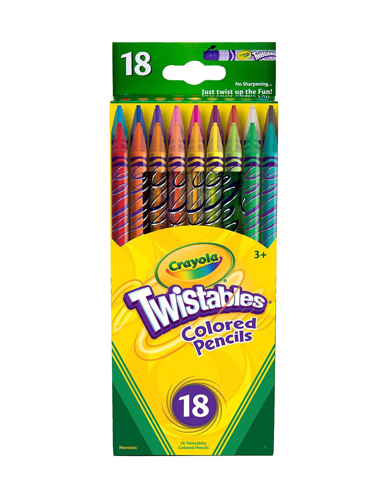 Twistables Colored Pencils Set Of 18