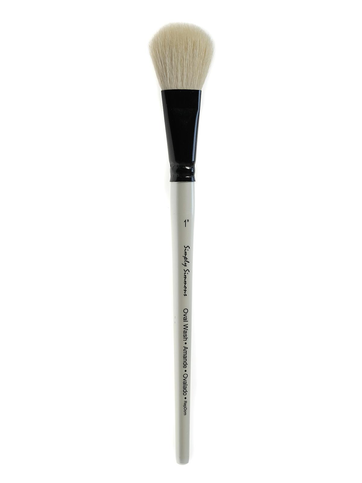 Simply Simmons Short Handle Brushes oval mop 1 in.