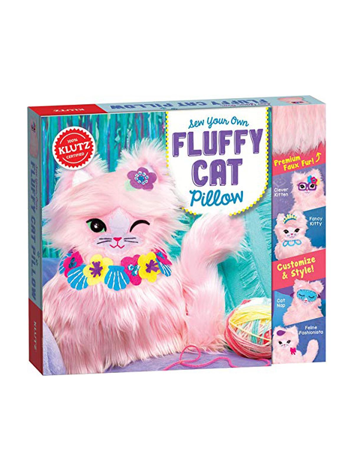 Sew Your Own Fluffy Cat Pillow each