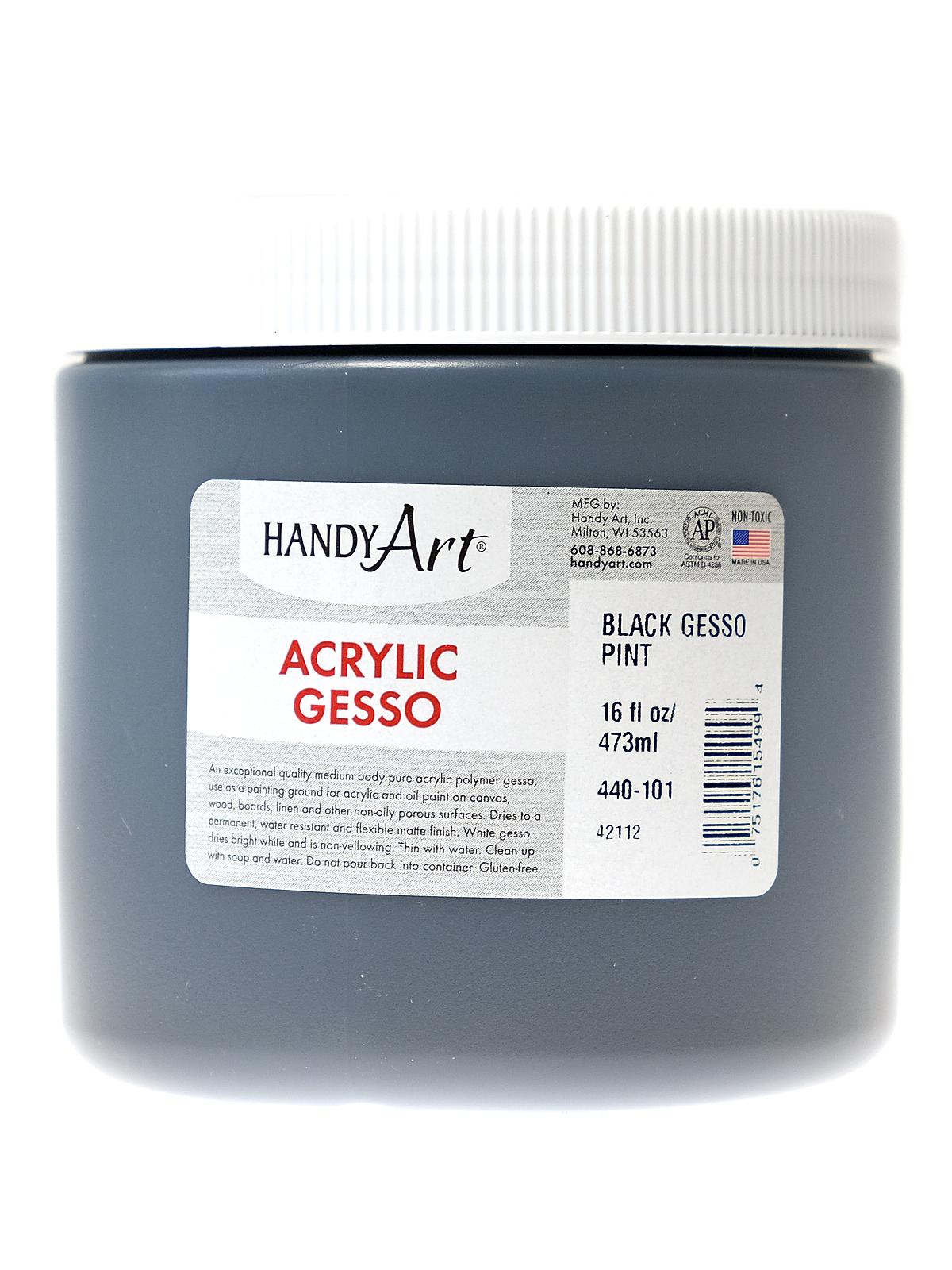 Gesso pint black