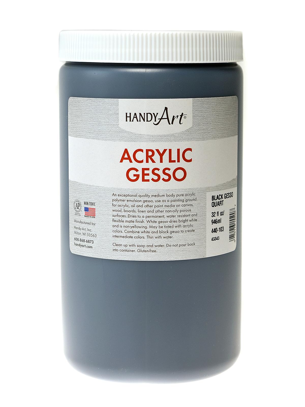 Gesso quart black