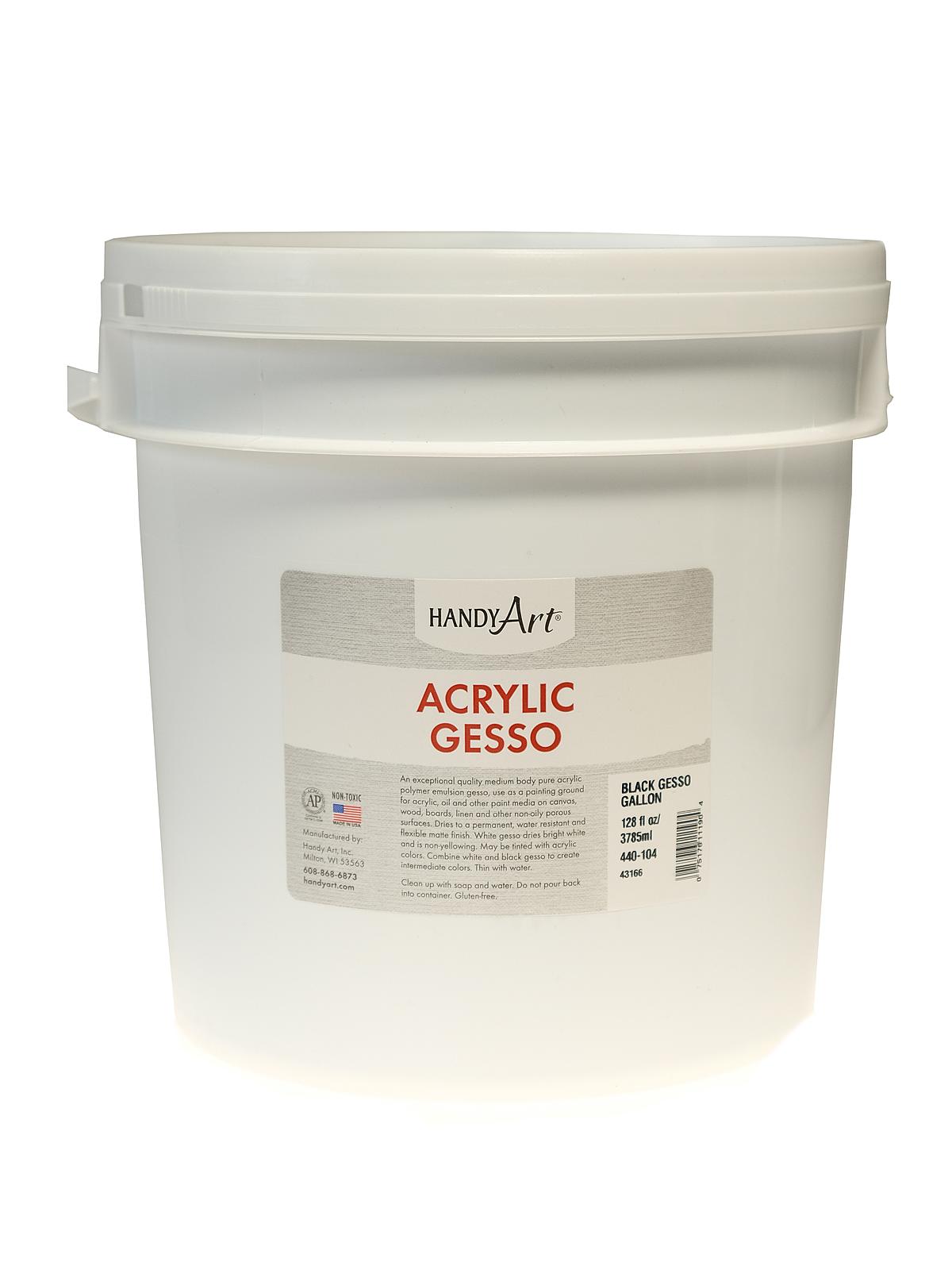 Gesso gallon black