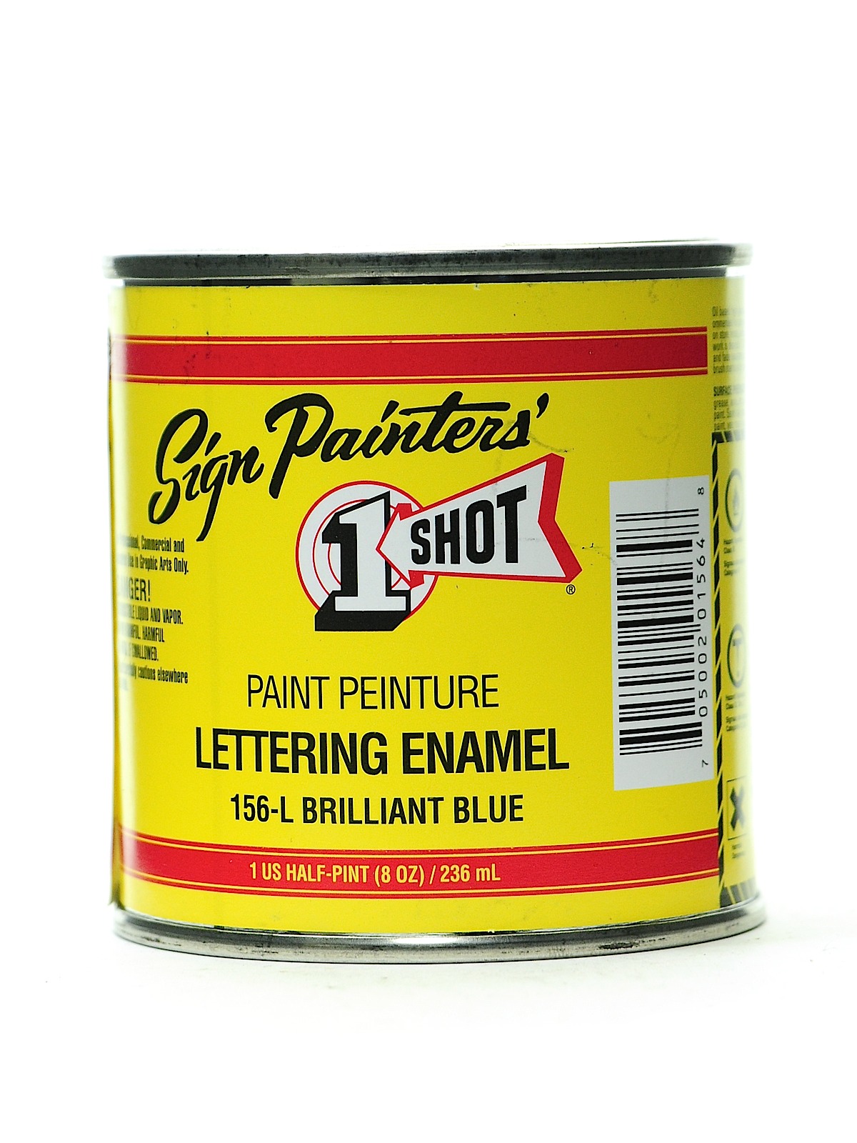 Lettering Enamel Brilliant Blue Half Pint 156l