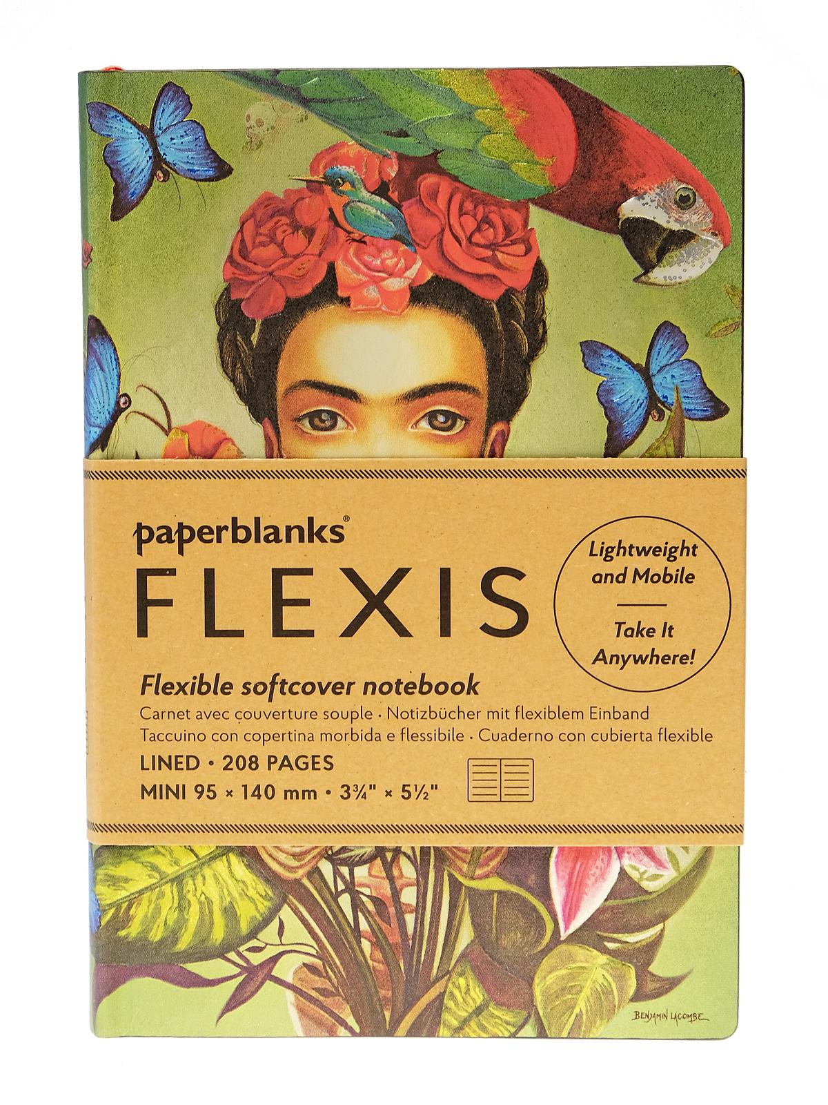 Frida Journals Flexis Mini 3 3 4 in. x 5 1 2 in. 208 pages, lined