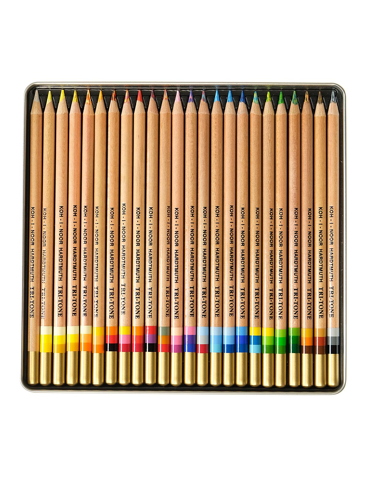 Tri-tone Multi-colored Pencils set of 24