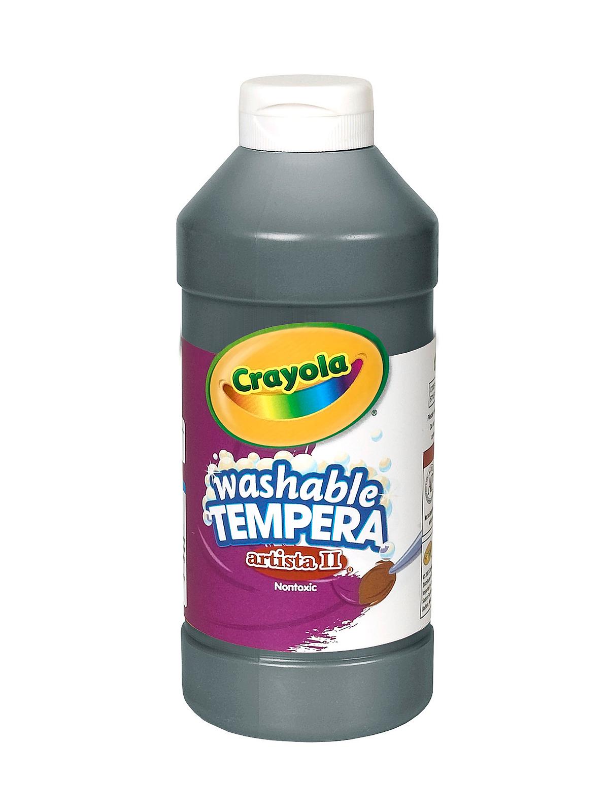 Artista II Liquid Tempera Paint black 16 oz.