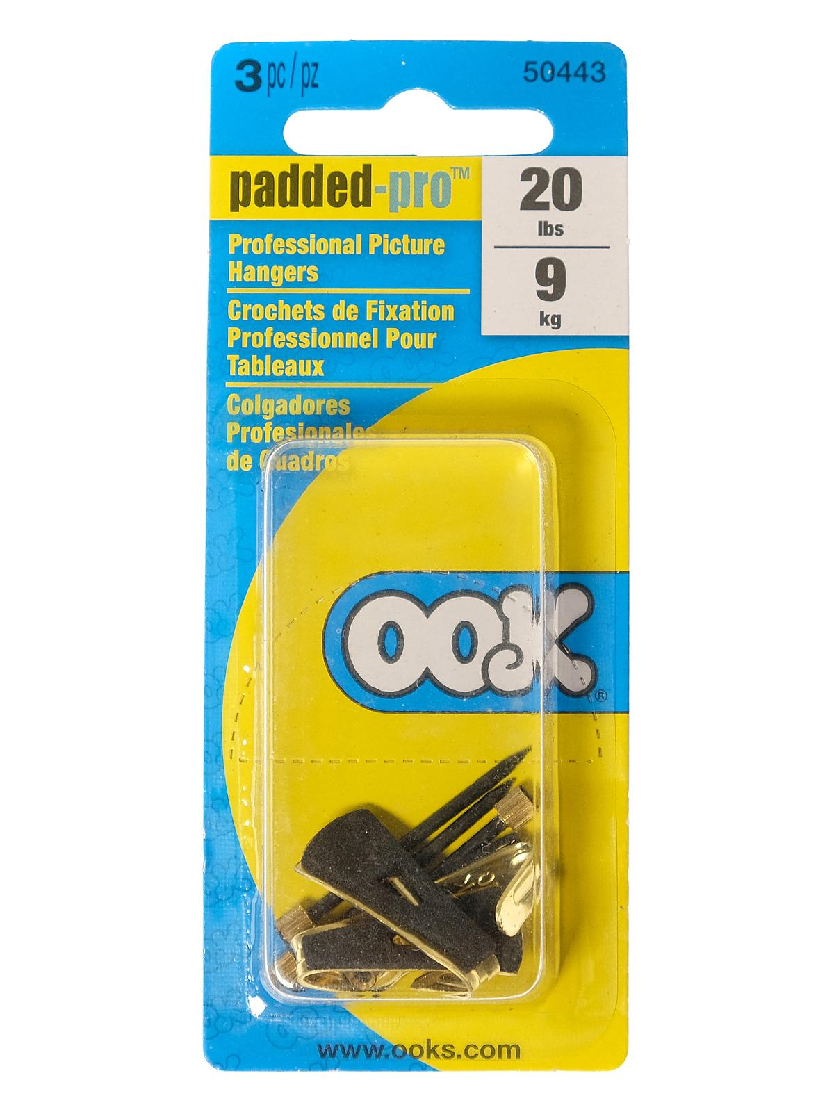 Padded Professional Picture Hangers 20 lb.