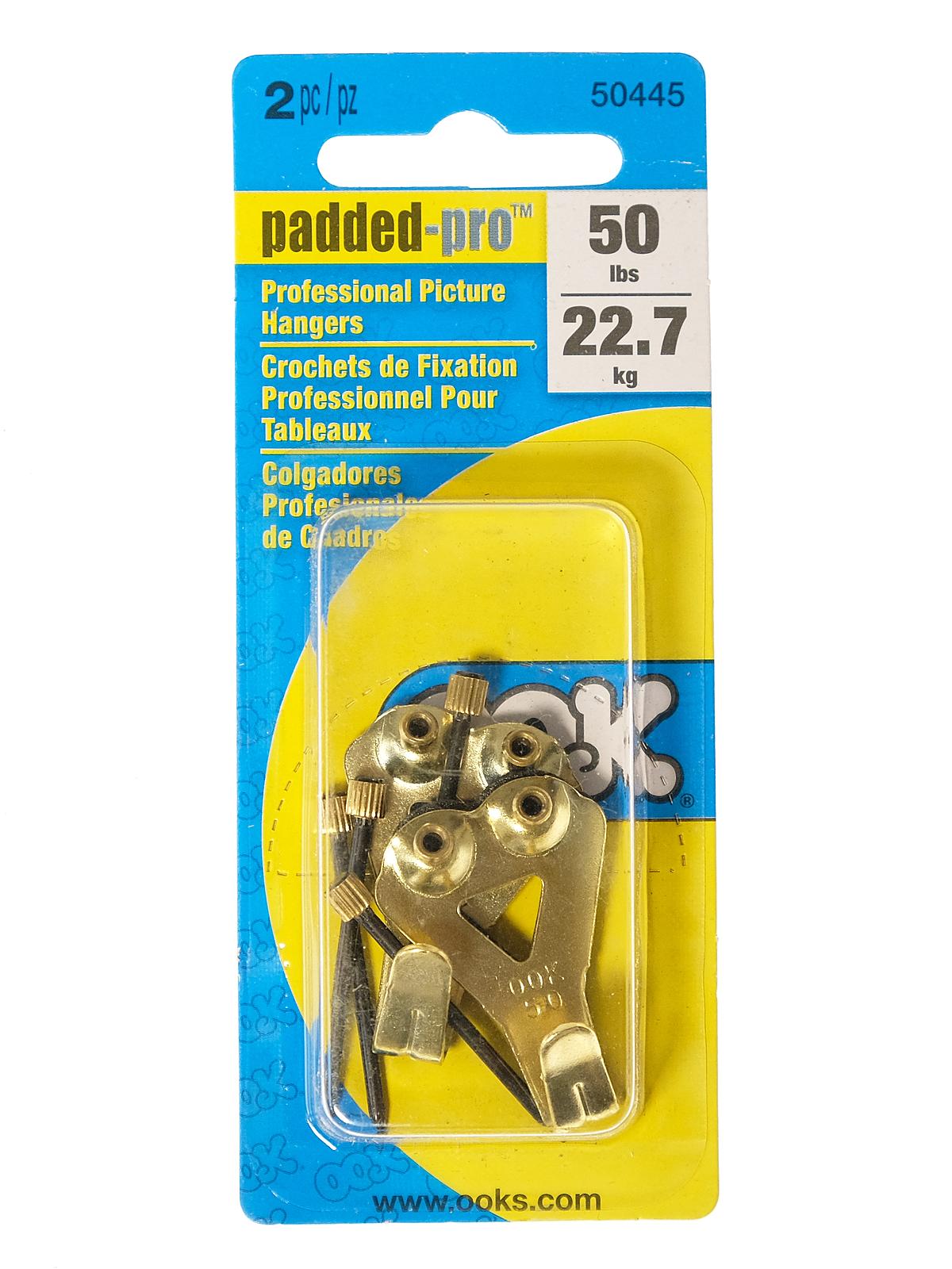 Padded Professional Picture Hangers 50 Lb.