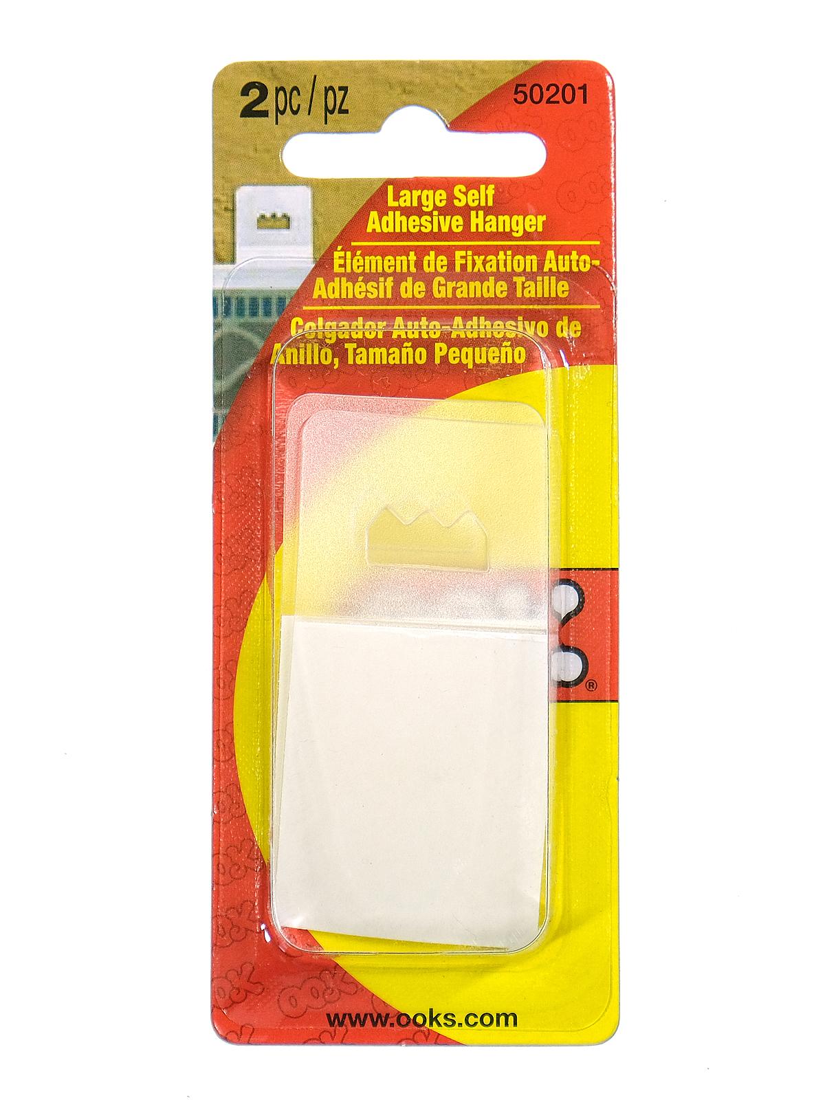 Self Adhesive Sawtooth Hanger large pack of 2
