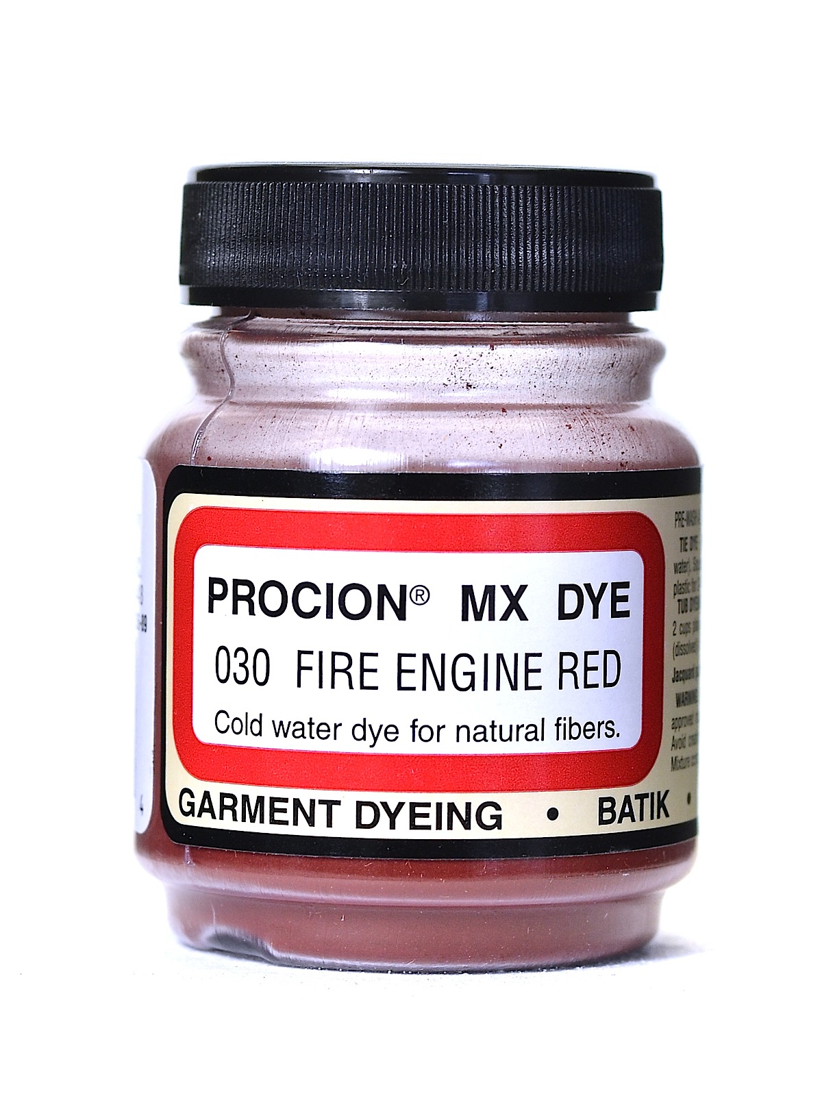 Procion MX Fiber Reactive Dye fire engine red 030 2 3 oz.